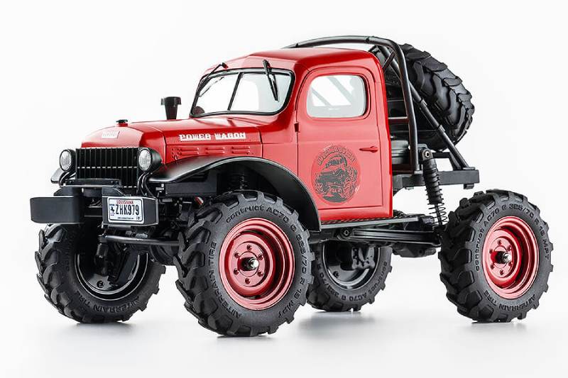 FMS FCX 1/24 Power Wagon Scaler RTR RC Crawler - Red