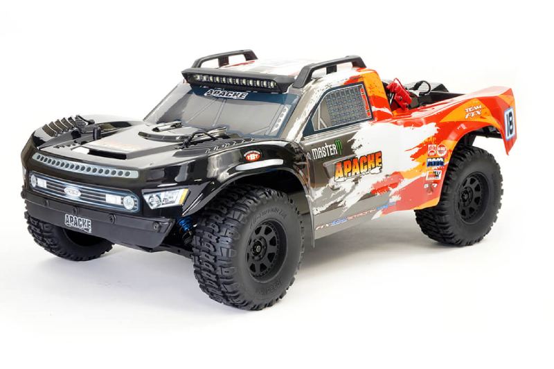 FTX Apache 1/10 Brushless Trophy RC Truck RTR - RED